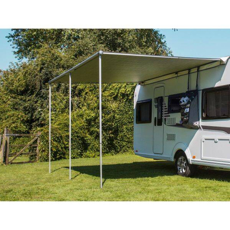 Markiza Thule Omnistor 1200, dł. 4 m, biała, kolor tkaniny: Sapphire Blue