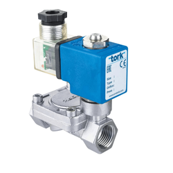 Solenoid valve 1/2" N.C 24VDC 18W Viton 0.5-16bar