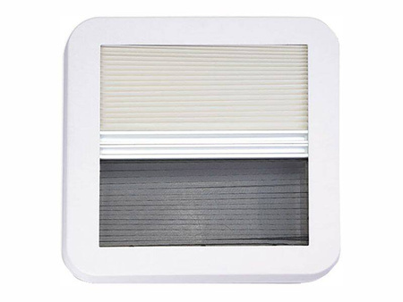 Roof window eXtravent with mosquito net and shade 40x40cm