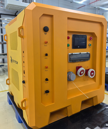 Mobilny magazyn energii ESS 15kW 30kWh pod agregat i panele