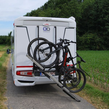 Bagażnik rowerowy BR-SYSTEMS Bike Glide z najazdami do kamperów