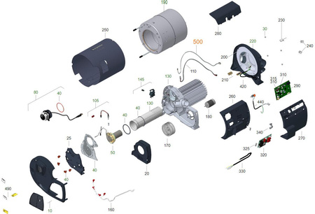 Cable harness for Combi D