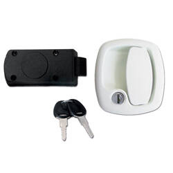 Complete lock 1200 white-key New System