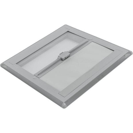 Okno dachowe MPK Skylight model 42K z szarą ramą, z moskitierą i roletą