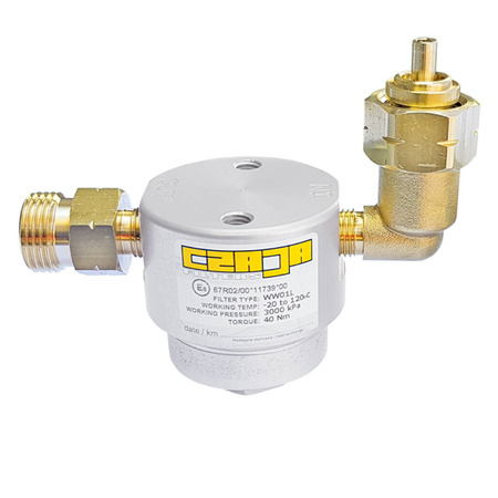 Wkład filtra DIN, G12, KLF do butli gazowych i wózków - CZAJA