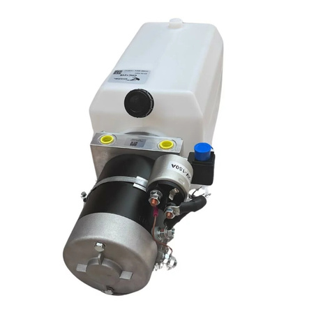 Agregat hydrauliczny 12V 2.7CC 8L z pilotem 3m (pilot z magnesem)