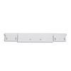 White aluminium hinge 350 mm 6 holes