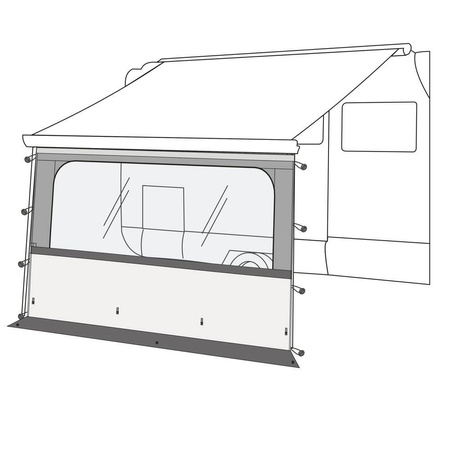 Ściana frontowa Blocker Pro 400 marki Fiamma
