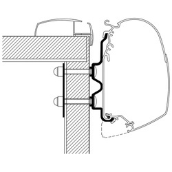 Zestaw adapterów do mocowania markiz Thule serii 5 do pojazdów Hobby Optima Ontour