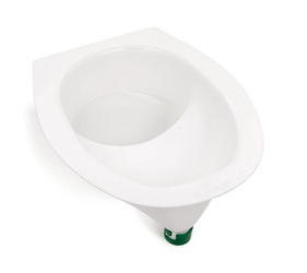 Composting toilet insert, white TROBOLO