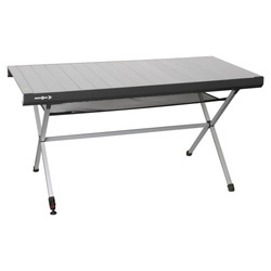 Stół kempingowy Titanium Axia marki Brunner z rolowanym blatem, 147 cm