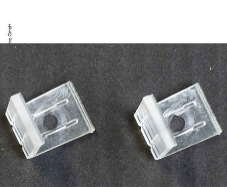 Klipsy montażowe Carbest do aluminiowych profili narożnych LED - 2 sztuki