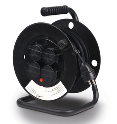 Bęben kablowy z 4 gniazdami Schuko - 25 m