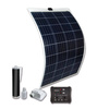 130 W flexible panel kit - with controller