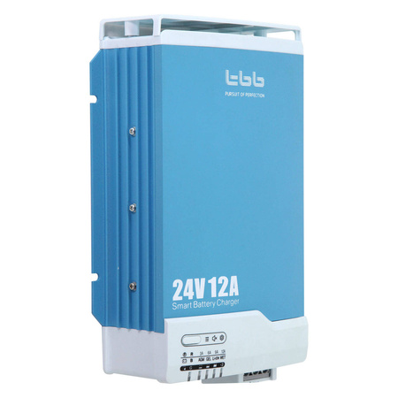 Ładowarka 230V AC - 24V DC 12A dwa wyjścia Trident TBB Power