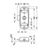 Lock Piccolo Nova prawy niklowany D15