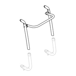 Crossbar &amp; Upper Frame Arms Thule Excellent SV