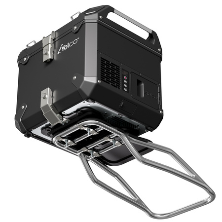 Yolco kompresorowa lodówka motocyklowa topcase MCX17 17 l, czarna