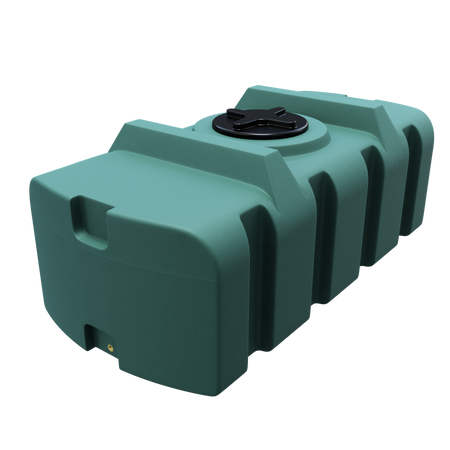 Prostokątny pojemnik 650 l UHPLAST zielony