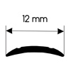 White screw cover profile 200 m