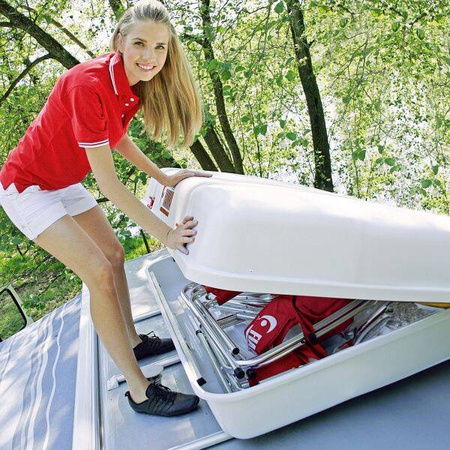 Skrzynia dachowa Fiamma Ultra Box Top, 520 litrów