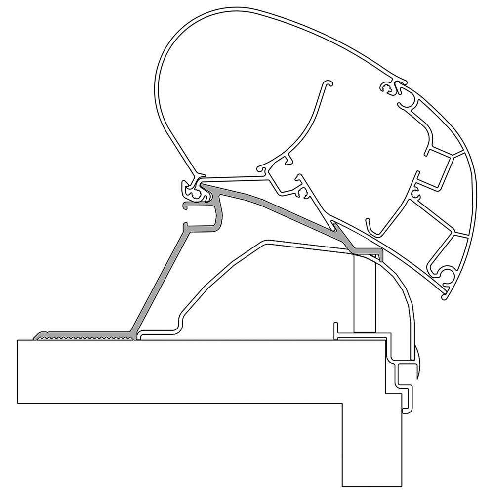 Adapter do przyczep kempingowych Hobby od 2014 r. do markiz Dometic serii 2