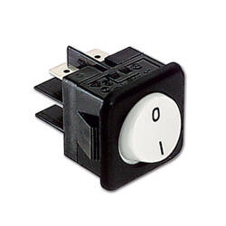 Double pole rocker switch white 2 positions 16 A
