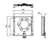 CTA swivel seat base for Renault Trafic from 2014 and sister models, passenger side, for original seat