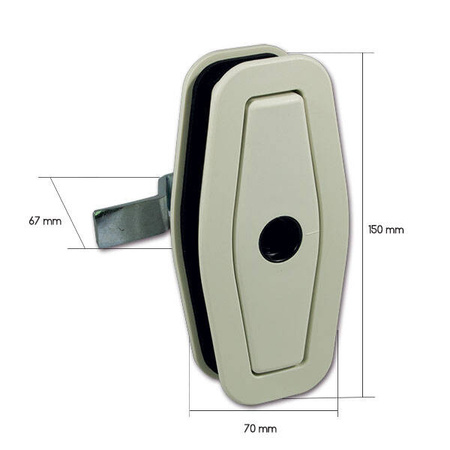 Salino lock white FIAT