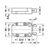 Brown push latch for doors