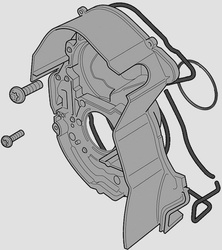 Adapter, complete for Combi D/E