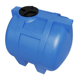 Pojemnik na płyny z niskim środkiem ciężkości 350 l UHPLAST niebieski