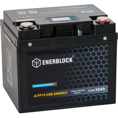 Akumulatory Enerblock LiFePO4 LITHIUM ENERGY Seria JLFP 12,8V, 50AH