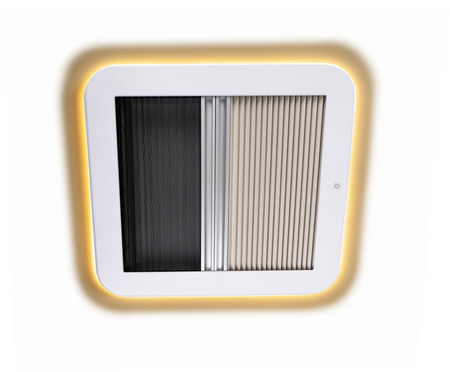 Okap dachowy z oświetleniem LED 40x40 cm