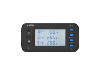 Display / Remote MeTer MT75 for Epever charge controller and inverter