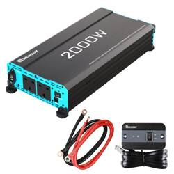 2000W 12V Pure Sine Wave Inverter With English Standard Socket (with UPS Function)