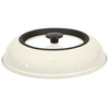 RoadBaker Pokrywa Outdoor Aluminiowa Średnica 25 cm Kremowo-biała