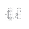 Double-sided footprint light