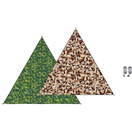 Canvas Awning "TC-Zip Canvas Single" Nature Design Trees
