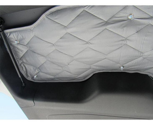 Thermal insulation for all windows of Citroen Spacetourer / Opel Vivaro / Peugeot Expert / Toyota Proace from 2017 - set of Carbest Isoflex 9-layer thermal mats, 8 pieces