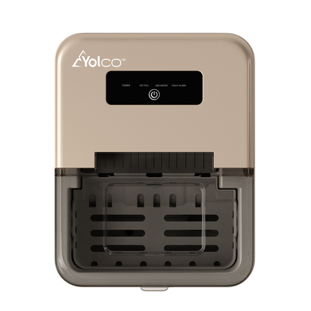 Yolco kostkarka do lodu ICM1 12/24 V i 120-240 V, 10 kg/dobę, piaskowa