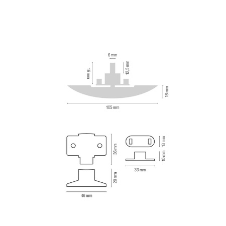 Silver locking kit for wall cabinets