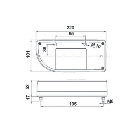 Multi-function light 821 right