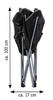 Snobby II - Krzesło składane z regulowanym oparciem i funkcją spania