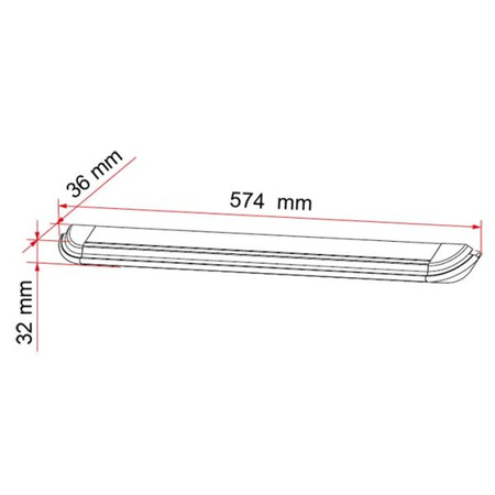 Fiamma LED z czujnikiem ruchu do drzwi kampera/przyczepy – 30 diod