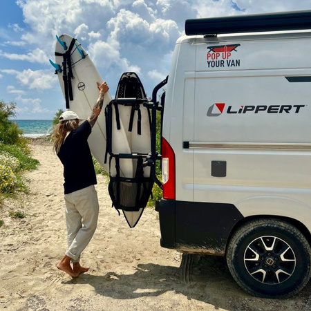 Lippert R-Wave do R-Bike Van na deski surfingowe i kajaki