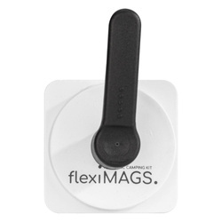 flexiMAGS Zestaw wieszaków na ręczniki biały 43mm