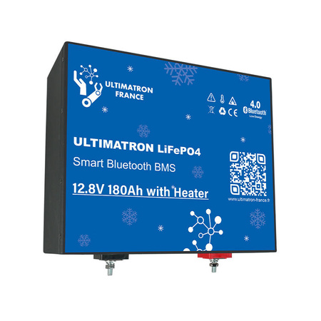 180Ah podgrzewany akumulator podsiedzeniowy LiFePO4 12,8V ULTIMATRON