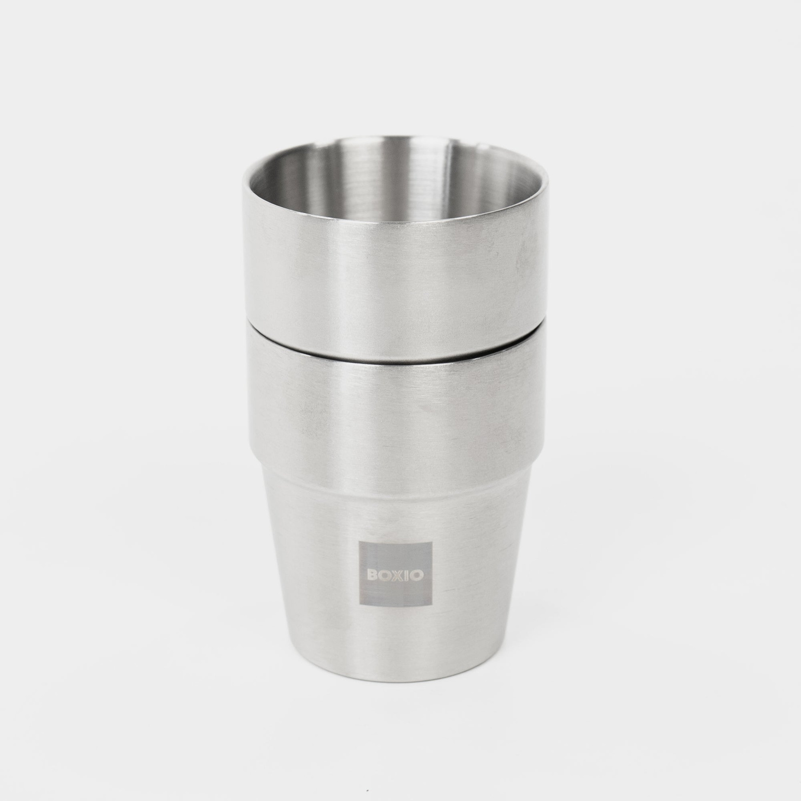 Dwa kubki BOXIO CUP 300 ml ze stali nierdzewnej