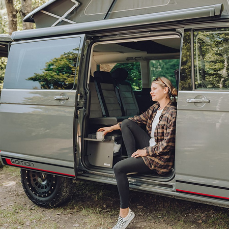 Shoe storage shoeBOXX for VW T5/T6/T6.1